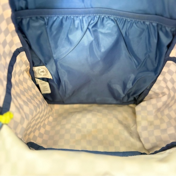 3/$10⚡️Blue & White Parkland Checkered Kids Backpack - Picture 14 of 16